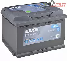 Аккумулятор Exide Premium EA640 (64 A/h), 640A R+