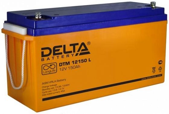 Аккумулятор для ИБП Delta DTM 12150 L 12V-150 Ah