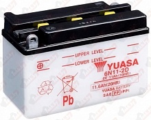 Аккумулятор Yuasa 6N11-2D (11 A/h) 6V