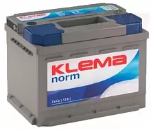 Аккумулятор Klema Norm 6CТ-60A (60 A/h), 580A R+