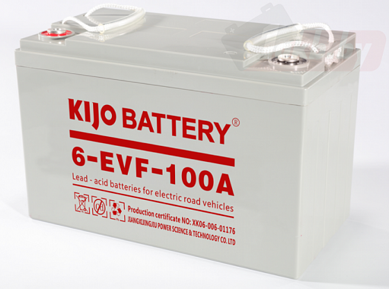 Аккумулятор для ИБП Kijo 12V 6-EVF- (100 A/h) M8+DIN Gel