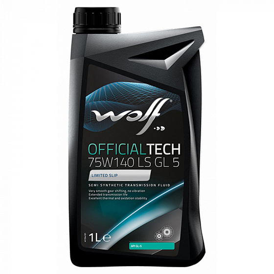 Wolf OfficialTech 75W-140 LS GL 5 1л