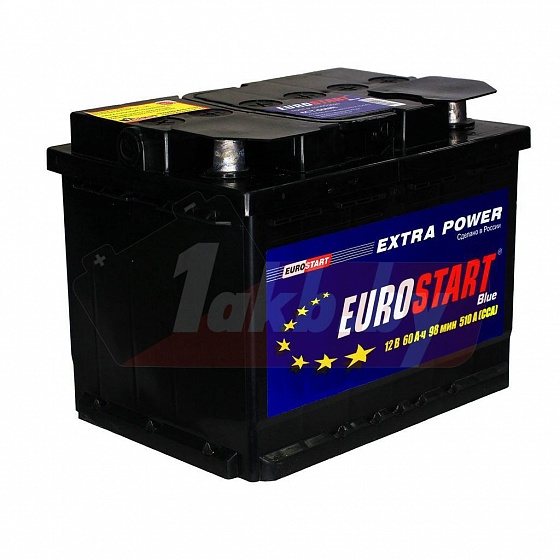 Eurostart Blue (60 A/h), 510А R+