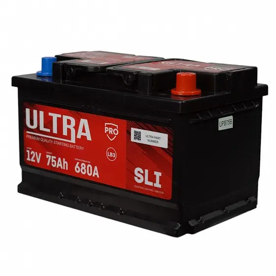ULTRA PRO (75 A/h), 680A R+ низ.