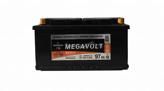Аккумулятор Megavolt 12V R+ (97 А/h)