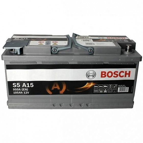 Bosch S5 A15 AGM (105 А/h), 950А R+ (605 901 095)