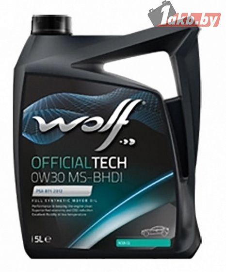 Wolf OfficialTech 0W-30 MS-BHDI 5л