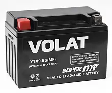 Аккумулятор VOLAT YTX9-BS (MF) AGM (9 A/h), 135A L+