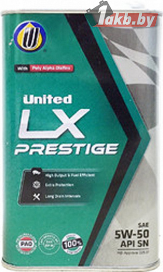 United Oil LX Prestige 5W-50 1л