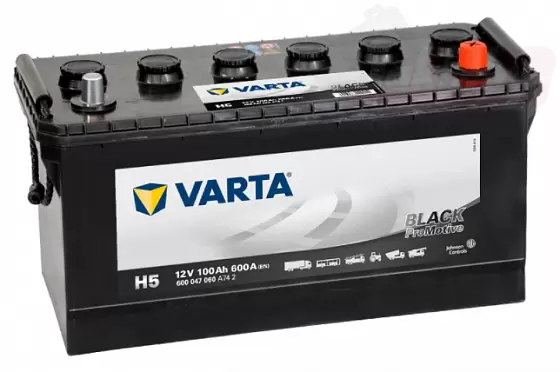 Varta Promotive Black I6 (110 А/h), 850А R+ (610 050 085)