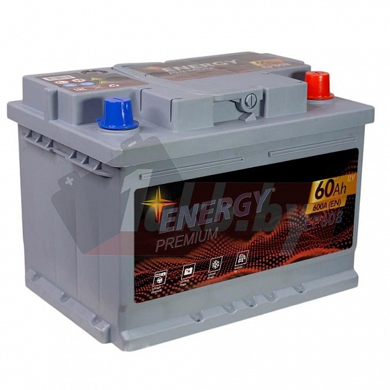 Energy Premium EP608 (60 A/h), 600A R+ низ.