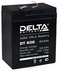 Аккумулятор Аккумулятор для ИБП Delta DT 606 6V-6 Ah