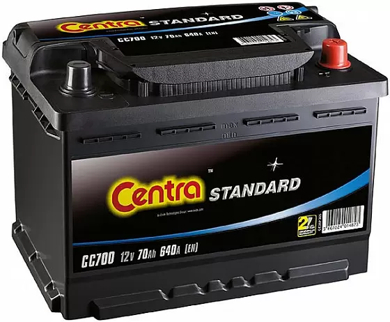 Centra Standard CC700 (70 А/ч), 640A R+