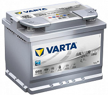 Аккумулятор Varta Silver Dynamic AGM D52 (60 А/h), 680А R+ (560 901 068)