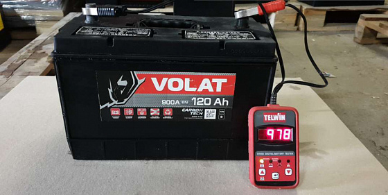 Аккумулятор VOLAT Б/У Ultra (120 A/h), 900А R+