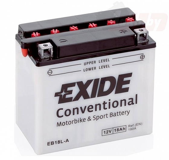 Exide EB18L-A (18 A/h), 190A R+