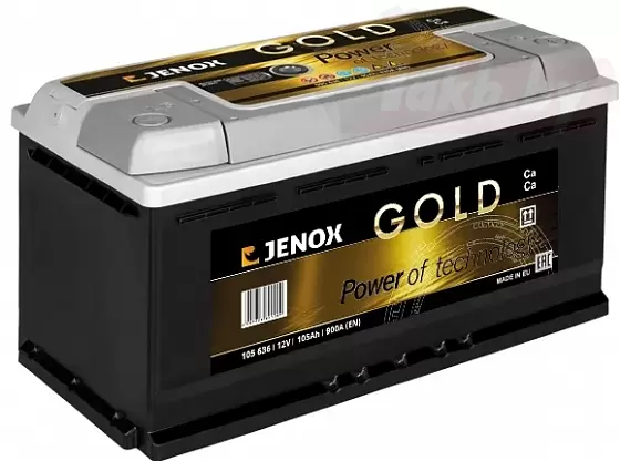 Аккумулятор Jenox Gold (105А/h), 900A R+