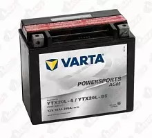 Аккумулятор Varta Powersports AGM 518 901 025 (18 A/h), 210A R+