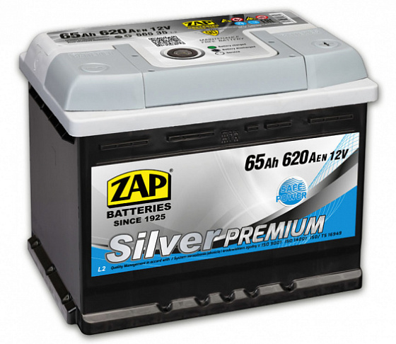 Zap Silver Premium 565 35 (65 A/h), 620A R+