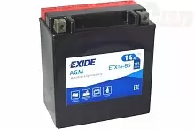 Аккумулятор Exide ETX16-BS (14 A/h), 215A L+