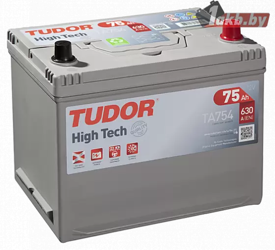 Tudor High Tech Japan TA754 (75 A/h), 630A R+