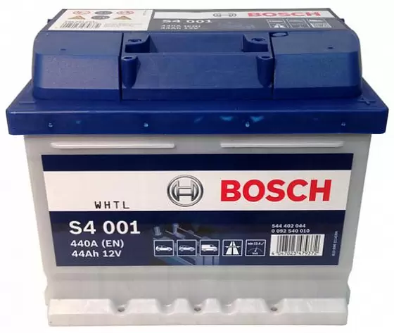 Bosch S4 001 (44 А/h), 440A R+ (544 402 044)