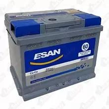 Аккумулятор Esan (60 A/h), 540A R+ низ.