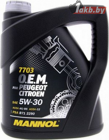 Mannol O.E.M. for peugeot citroen 5W-30 4л