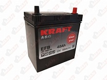 Аккумулятор Kraft EFB Asia (40 A/h), 380A R+