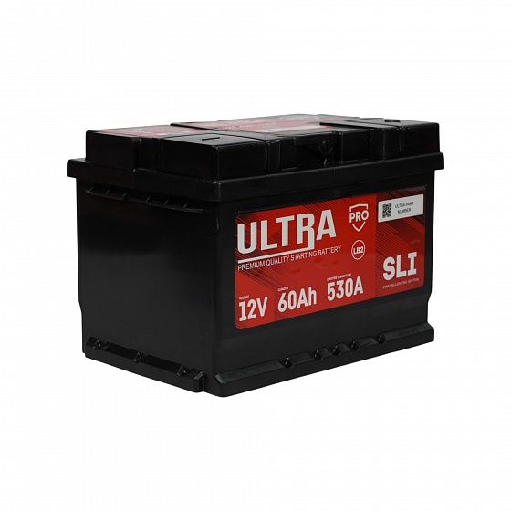 ULTRA PRO (60 A/h), 530A R+ низ.