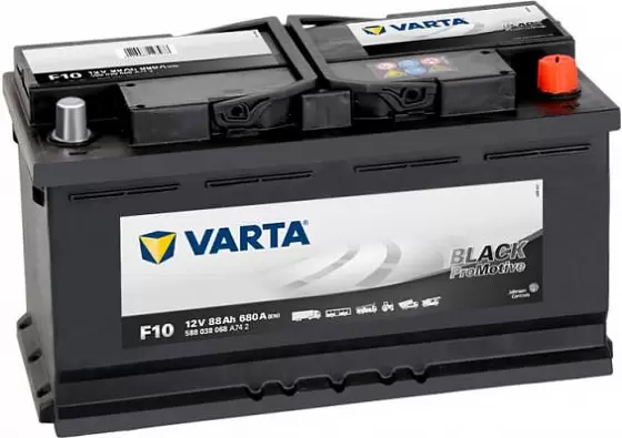 Varta Promotive Black F10 (88 А/h), 680А R+ (566 047 051)