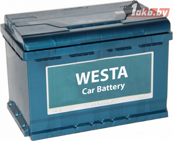 WESTA Car Battery PREMIUM Red 74 Ah, 720A (Vega) R+