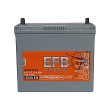 Аккумулятор TUBOR ASIA EFB (57 A/h), 450A L+ т. кл.