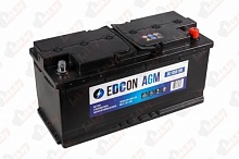 Аккумулятор EDCON AGM (105 A/h), 910A R+ (DC105910R)