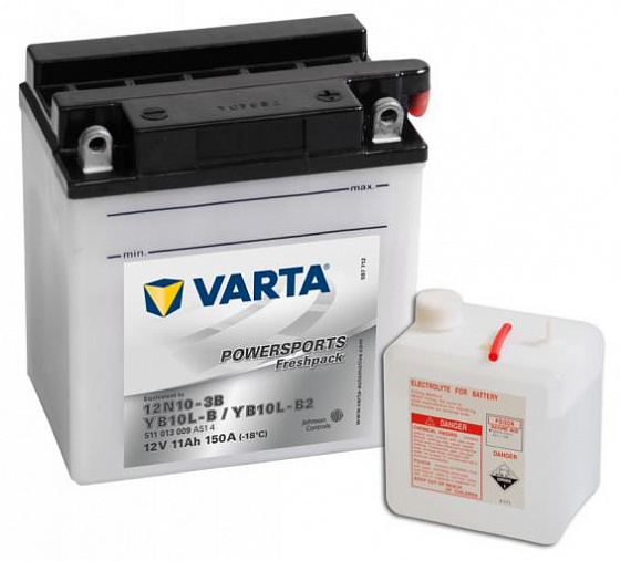 Varta Powersports Freshpack 511 013 009 (11 A/h), 150A R+