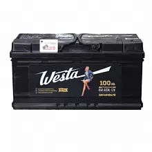 Аккумулятор Westa Black (100 A/h), 850A R+ низ.