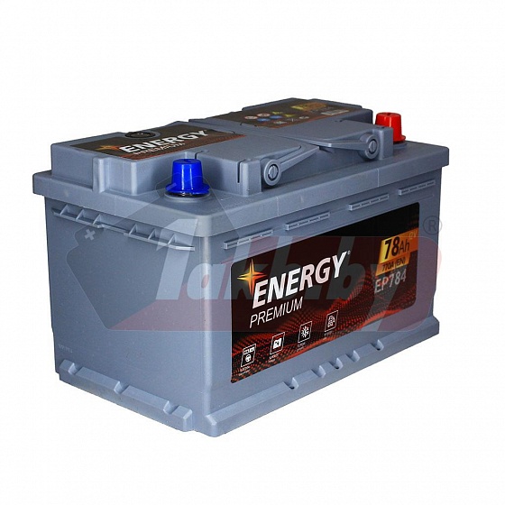 Energy Premium EP784 (78 A/h), 770A R+ низ.