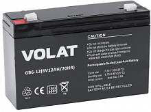 Аккумулятор VOLAT (12 A/h), 6V ИБП