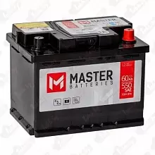 Аккумулятор MASTER BATTERIES (60 A/h), 500A R+