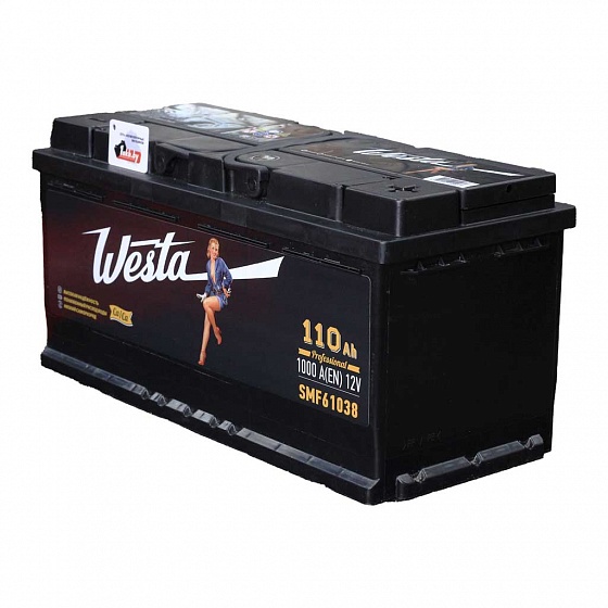 Westa Black (110 A/h), 1000A R+