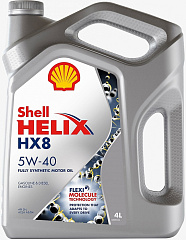 Моторное масло Shell HELIX HX8 5W40 4L