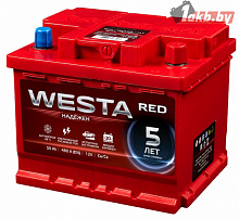 Аккумулятор WESTA RED 6СТ-50 50 Ah, 480A L+