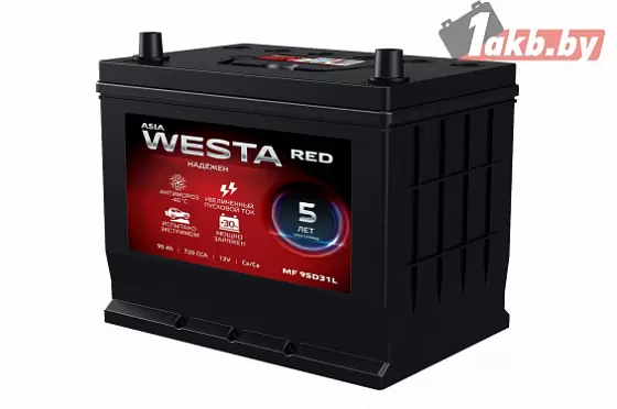 WESTA JIS MF 95D31 90 Ah, 720A R+