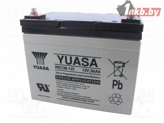 Аккумулятор для ИБП Yuasa Rec36-12 (36 A/h)