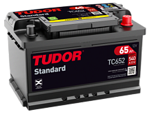 Аккумулятор Tudor Standart TC652 (65 А/ч), 540A R+