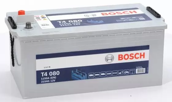 Bosch T4 080 (215 А/h), 1150A L+ (715 400 115)