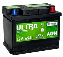 Аккумулятор ULTRA PRO AGM (65 A/h), 700A R+