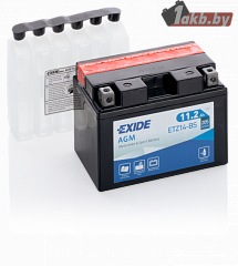 Аккумулятор Exide ETZ14-BS (11,2 A/h), 205A L+