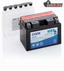 Аккумулятор Exide ETZ14-BS (11,2 A/h), 205A L+