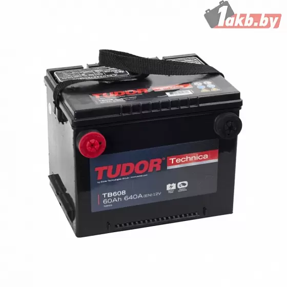 Tudor Technica TB608 (60 А/ч), 640A L+ USA